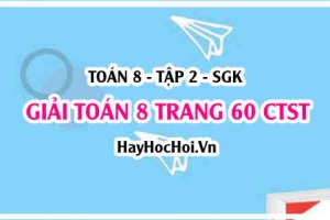 Giải Toán 8 trang 60 tập 2 Chân trời sáng tạo